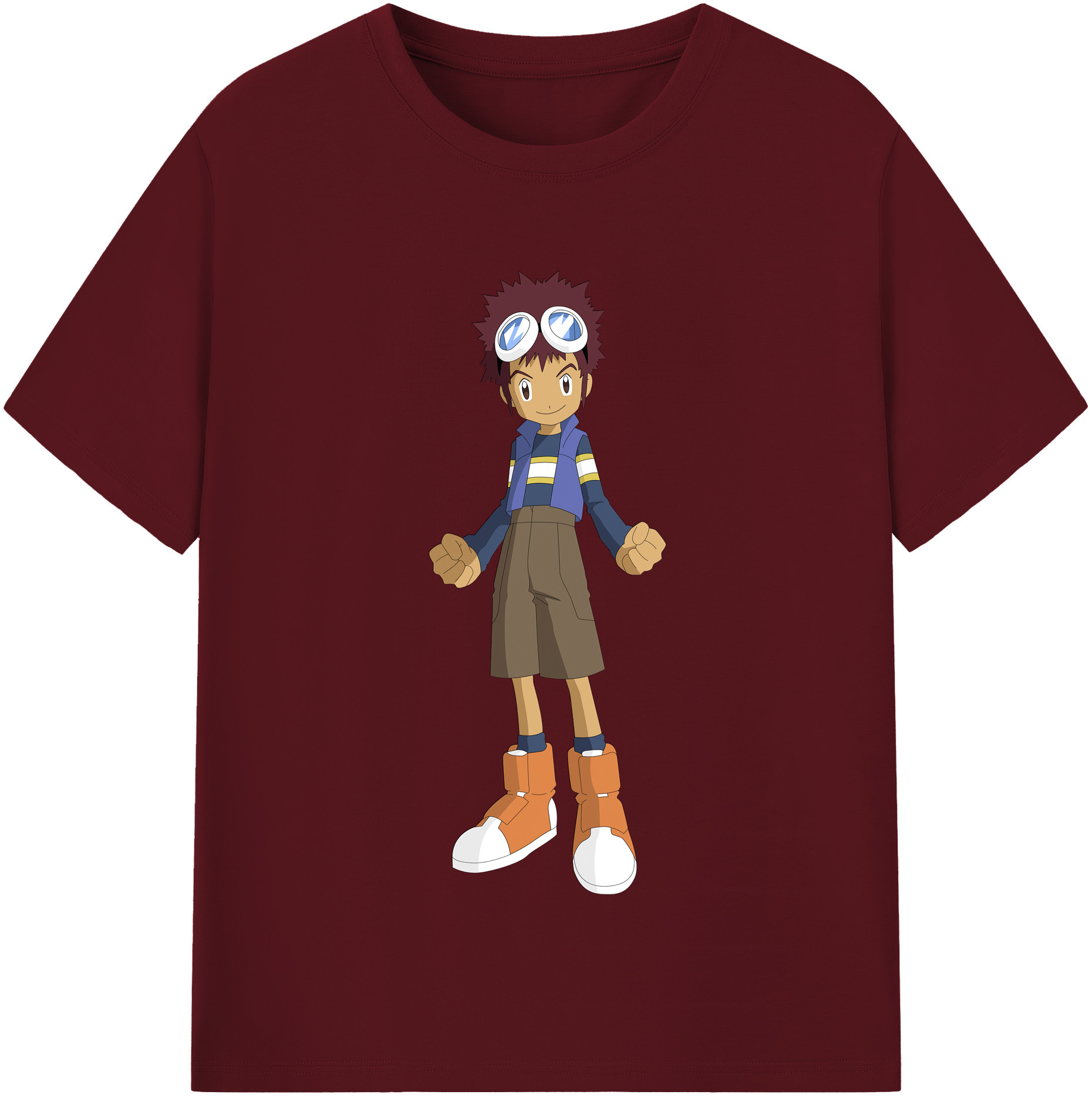（画像用） Digimon デジタルモンスター/デジモン 綿100％半袖Tシャツ（フロントプリント）